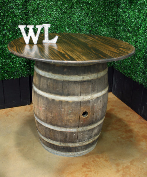 Wine Barrel Round Table